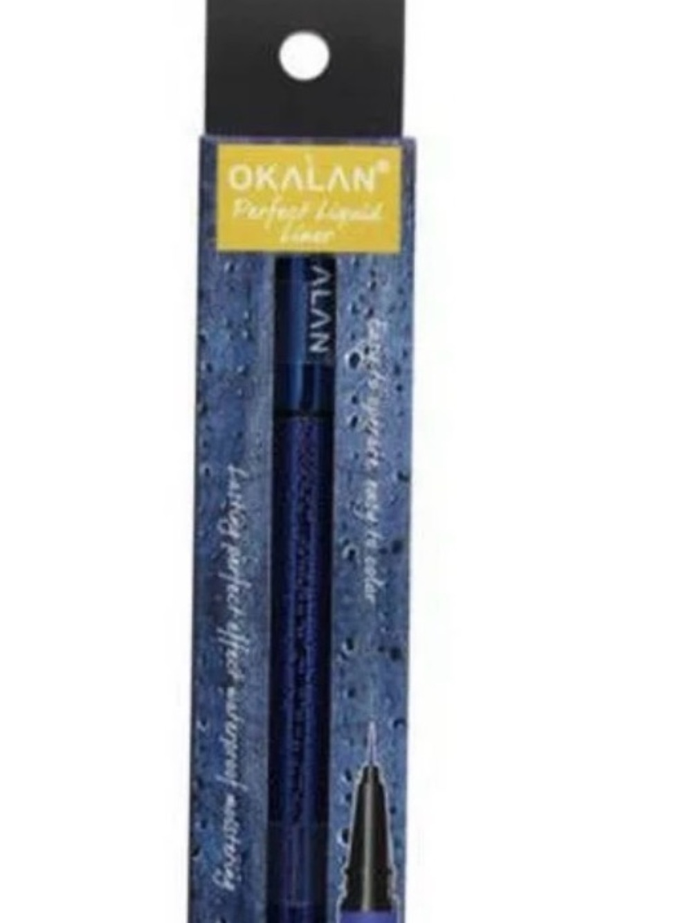 Okalan Blue Lip Liner Pencil - Deep Blue